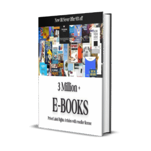 3 Million+ Ebooks + 3 Million PLR Articles Bonus with reseller rights | 3 M Ebooks bundle