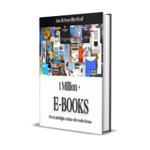 1 Million+ Ebooks + 1 Million PLR Articles Bonus with reseller rights | 1M Ebooks bundle