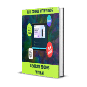 New Generate a complete eBook with AI, step-by-step Masterclass with videos