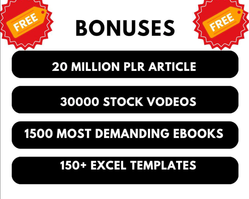 3 Million+ Ebooks + 3 Million PLR Articles Bonus with reseller rights | 3 M Ebooks bundle - Image 2
