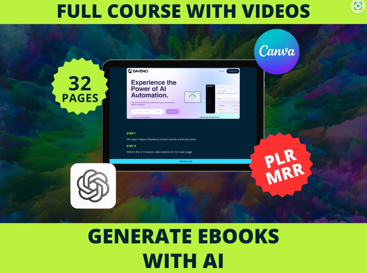 New Generate a complete eBook with AI, step-by-step Masterclass with videos - Image 9