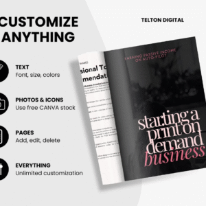 Print On Demand Business Guide | DFY POD eBook