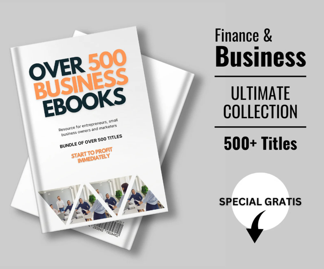 PLR Over 500 Premium Business eBooks Pack Collection + GRATIS Business Emails Pack | eBooks Bundle - Image 5